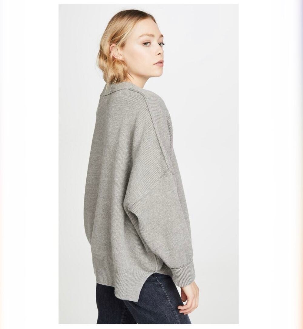 FREE PEOPLE Easy Street Tunic in Hearther Gray  Size XS